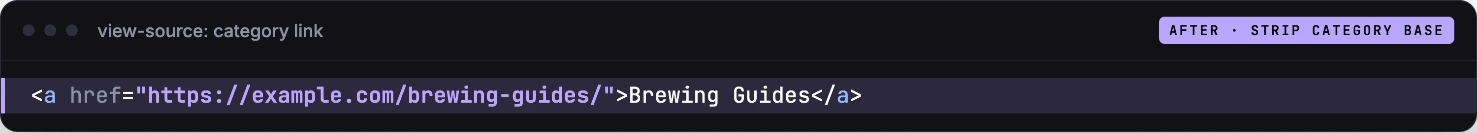 Category link after Strip Category Base: /brewing-guides/.